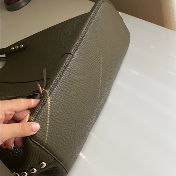 Rebecca minkoff navy green shoulder bag - Picture 5 of 8